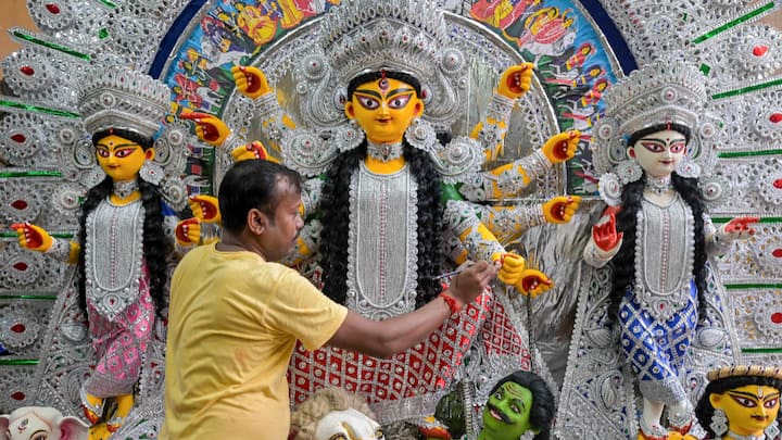 Durga Puja celebrates Goddess Durga's victory over buffalo demon Mahishasura. It is celebrated in the Hindu month of Ashvin, with festivities in Bengal marked by a special fervour.