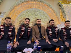 'वर्ल्डकप नाही, तोपर्यंत लग्न नाही' म्हणणाऱ्या राशीद खानने केला विवाह; थाटामाटात निघाली मिरवणूक, Photo