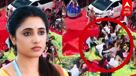 Priyanka Mohan : மொத்தமாக சரிந்த மேடை! விழுந்த பிரியங்கா மோகன்! ஷாக்கான ரசிகர்கள்