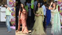 बांधनी साड़ी में दिखीं कैटरीना कैफ, तो डैशिंगलुक में स्पॉट हुए सैफ, सजधज कर केरला के लिए रवाना हुए ये सेलेब्स