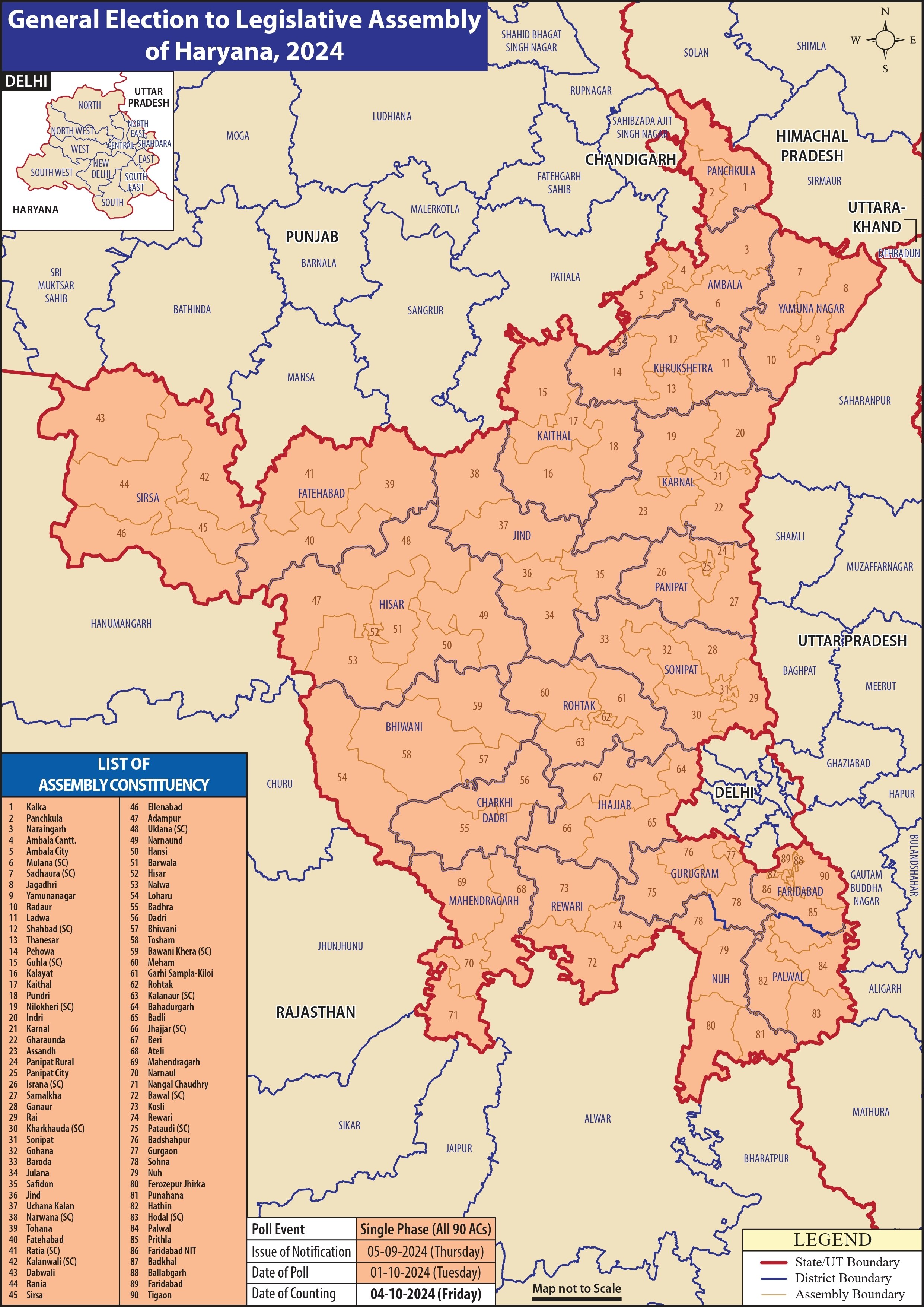 Haryana Elections 2024: हरियाणा में वोटिंग आज, 90 सीटों पर लड़ रहे 1,031 उम्मीदवार; जानें- कौन बड़े दावेदार