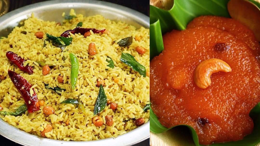 Dussehra 2024 aka Vijayadashami day 5 special recipe Pulihora Ravvakesari prasadams for sri chandi devi naivedyams Pulihora and Ravvakesari Prasadam Recipes : చండీదేవికి చింతపండు పులిహోర, రవ్వకేసరి.. దసరా నవరాత్రుల్లో అయిదో రోజు పెట్టాల్సిన నైవేద్యాలు ఇవే