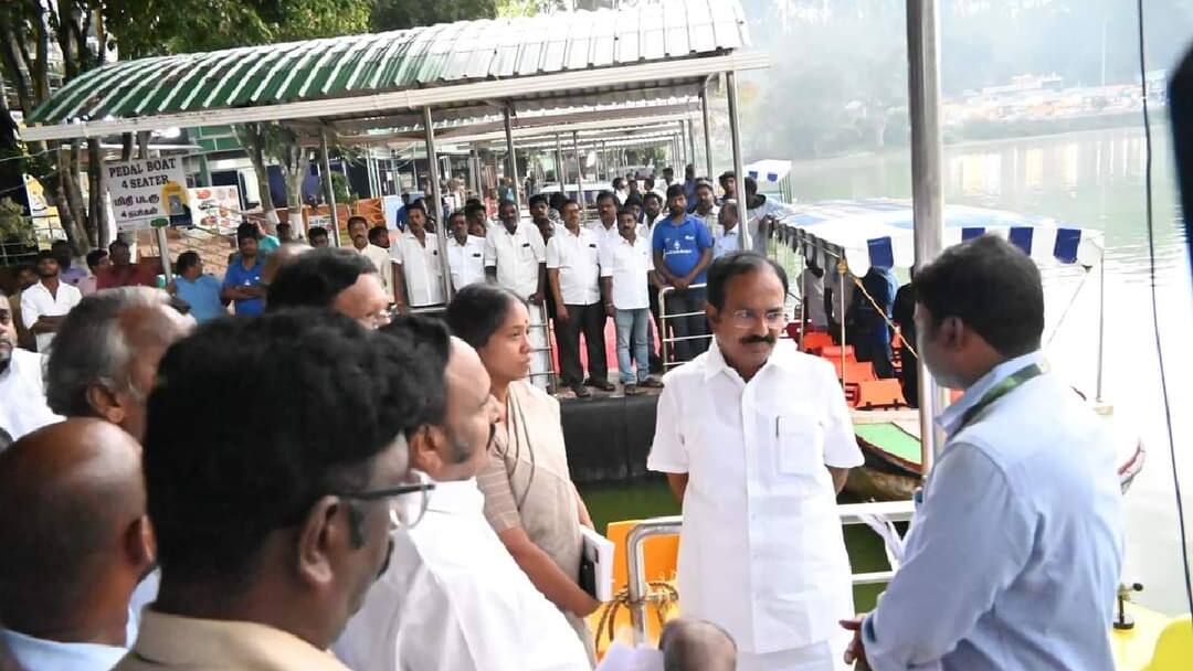 Yercaud Floating Restaurant: ஏற்காட்டில் மிதவை உணவகம்... அமைச்சர் ராஜேந்திரன் கொடுத்த அப்டேட் Salem news Floating restaurant in Yercaud to start soon Minister Rajendran given by Update - TNN Yercaud Floating Restaurant: ஏற்காட்டில் மிதவை உணவகம்... அமைச்சர் ராஜேந்திரன் கொடுத்த அப்டேட்