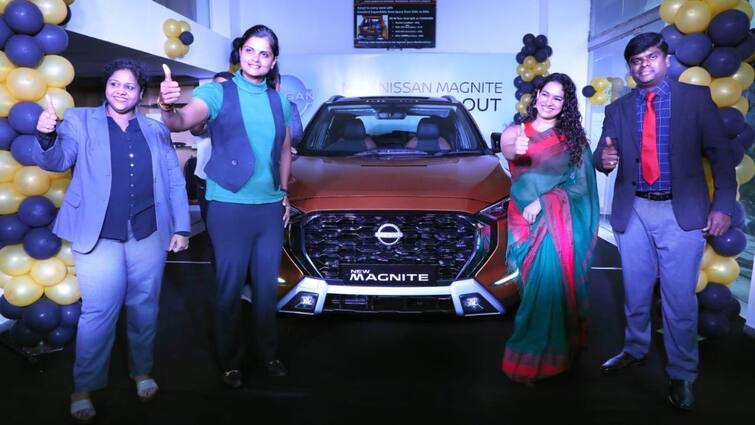 Nissan Magnite Facelift Launched in Chennai Know the Price, Mileage, Features? சென்னையில் புதிய Nissan Magnite Facelift கார் அறிமுகம்: விலை, மைலேஜ், சிறப்பம்சங்கள் என்ன தெரியுமா?