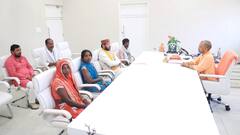 अमेठी मर्डर केस: पीड़ित परिवार से मिले सीएम योगी, कहा- 'आश्वस्त रहें...'