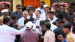 राहुल गांधींच्या हस्ते कोल्हापुरात छत्रपती शिवाजी महाराजांच्या भव्य पुतळ्याचे अनावरण