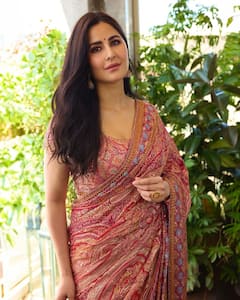 Katrina Kaif: దేవీ నవరాత్రుల్లో చక్కగా చీర కట్టిన కత్రినా కైఫ్ - లేటెస్ట్ ఫోటోలు