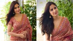 Katrina Kaif: దేవీ నవరాత్రుల్లో చక్కగా చీర కట్టిన కత్రినా కైఫ్ - లేటెస్ట్ ఫోటోలు