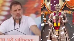 राहुल गांधींच्या हस्ते कोल्हापुरात छत्रपती शिवाजी महाराजांच्या भव्य पुतळ्याचे अनावरण