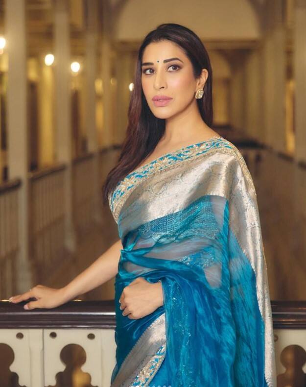 એક્ટ્રેસ સૌફી ચૌધરી દરેક લૂકમાં ખૂબ જ સુંદર લાગે છે. અભિનેત્રીએ હાલમાં પોતાના ઈન્સ્ટાગ્રામ એકાઉન્ટ પર સાડી લૂકમાં શાનદાર તસવીરો શરે કરી છે. સાડીમાં સૌફી ચૌધરી ખૂબ જ સુંદર લાગી રહી છે. અભિનેત્રીના ચાહકો તેના નવા સાડી લૂકને પસંદ કરી રહ્યા છે.