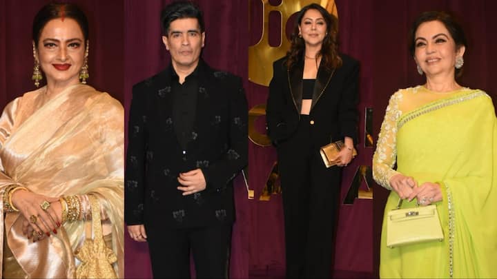 Manish Malhotra Store Launch Event: बॉलीवुड के कई सितारे शनिवार की शाम मनीष मल्होत्रा के न्यू स्टोर लॉन्च इवेंट में शामिल हुए. जिनकी तस्वीरें अब सोशल मीडिया पर वायरल हो रही हैं.