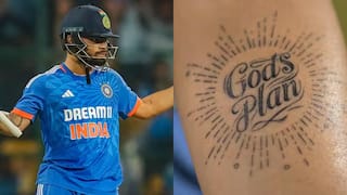 rinku singh new tattoo gods plan five sixes against gujarat titles for kkr read article in Gujarati