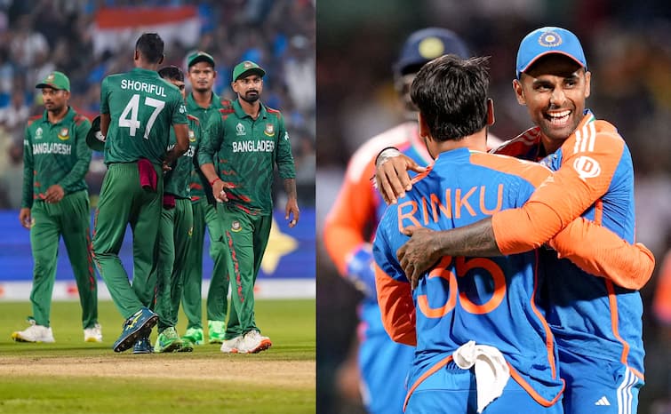 ind vs ban  live score updates 1st t20 cricket india bangladesh Gwalior india IND vs BAN : ભારતે ગ્વાલિયરમાં બાંગ્લાદેશને હરાવ્યું, શ્રેણીની પ્રથમ T20 7 વિકેટે જીતી