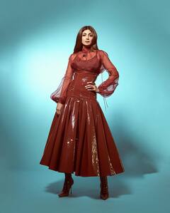 Shilpa Shetty Steals Spotlight In A Striking Brown Outfit, SEE PICS
