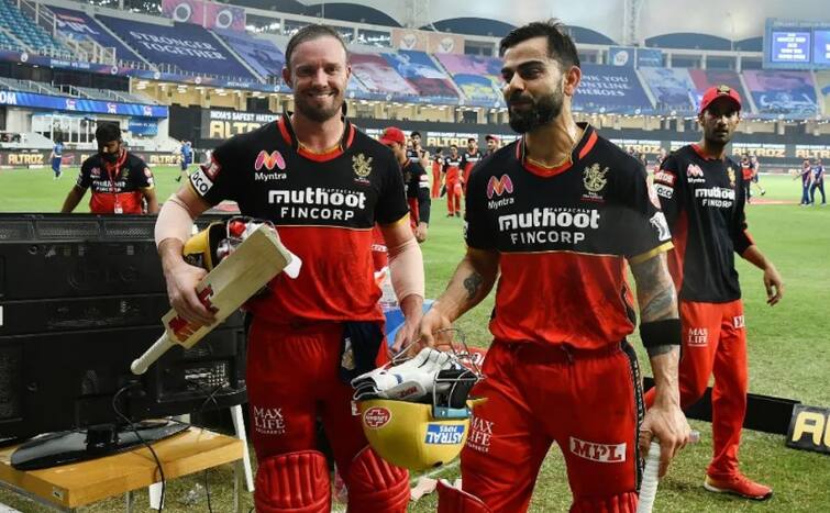 RCB can retain faf du Plessis and virat kohli before ipl 2025 auction said ab de Villiers   IPL 2025 માટે આ ખેલાડીઓને રિટેન કરી શકે છે RCB, જાણો એબી ડિવિલિયર્સે શું કહ્યું ? 