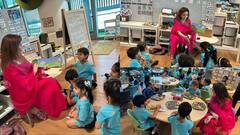 पोते पृथ्वी अंबानी के स्कूल पहुंचीं नीता अंबानी, करीना कपूर के बेटे जेह को सुनाई पेपा पिग की स्टोरी, देखिए खूबसूरत तस्वीरें