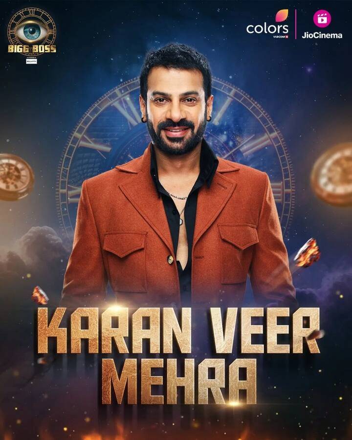 Karan Veer Mehra is both a TV and film actor. He has been a part of films like Ragini MMS 2, Mere Dad Ki Maruti, Blood Money, Badmashiyaan and Amen. He is the winner of Fear Factor: Khatron Ke Khiladi 14.