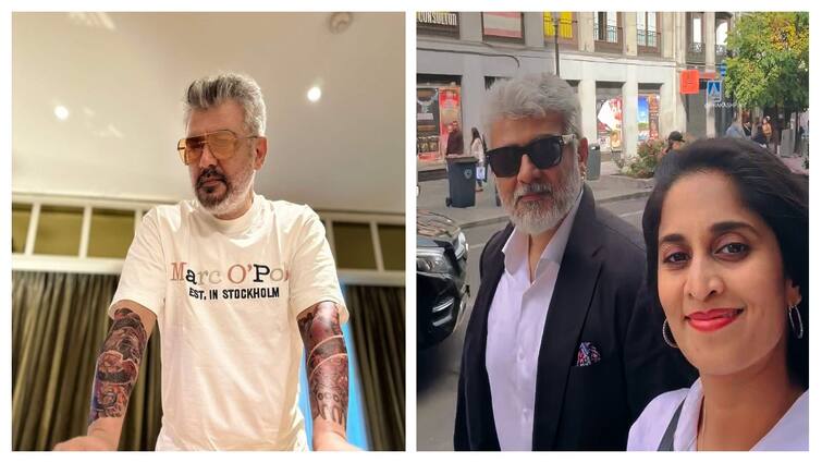 Ajithkumar good bad ugly get up photo selfie video with shalini viral on social media Ajithkumar: 