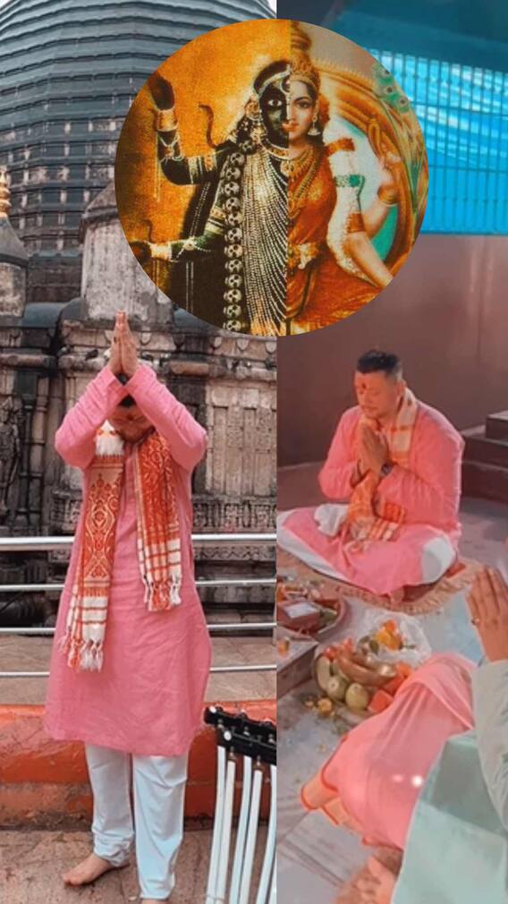 नवरात्री निमित्ताने स्वप्नील पोहचला कामाख्या मंदिरात !