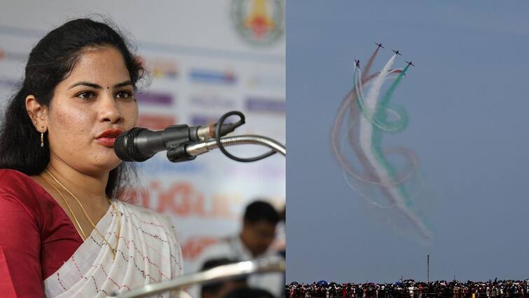 Chennai Mayor Priya Explains Tragedy at Air Force Show: 5 Dead, 15 Lakh Attended “வெயில்தான் காரணம்.. அரசு அல்ல” : சென்னை ஏர் ஷோ: சென்னை மேயர் பிரியா பரபரப்பு விளக்கம்..!