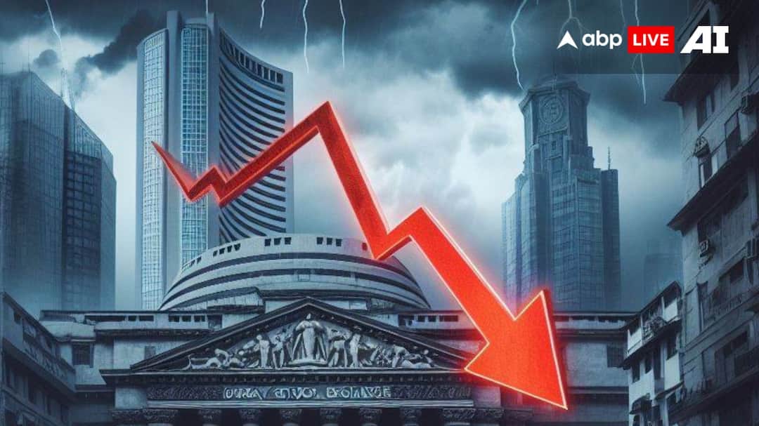 Black Monday In Indian Stock Market As FII Selling Creates Panic Mayhem In Midcap SmallCap Stocks Sensex Nifty Crashes In Sixth Session शेयर बाजार के लिए ब्लैक मंडे रहा आज का सत्र, FII की बिकवाली से स्टॉक मार्केट तेज गिरावट के साथ हुआ बंद