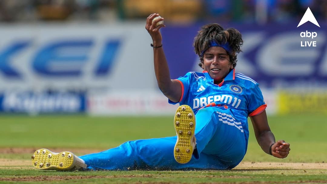 IND vs PAK Womens T20 World Cup 2024 Indian pacer Arundhati Reddy reprimanded for aggressive Nidar Dar send off IND vs PAK: পাকিস্তানকে হারিয়েও অস্বস্তিতে ভারত, সতর্ক করা হল ম্যাচের সেরা ক্রিকেটারকে