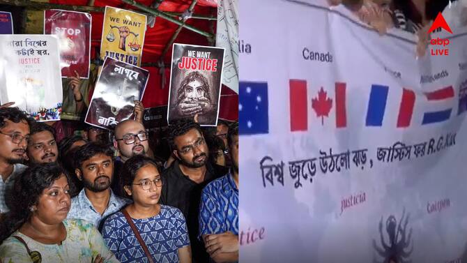 RG Kar News: 'বিচার চাই, না পেলে প্রতিবাদ আরও বাড়বে', বিদেশ থেকে ডাক্তারদের অনশনমঞ্চে এসে প্রতিক্রিয়া প্রবাসীদের