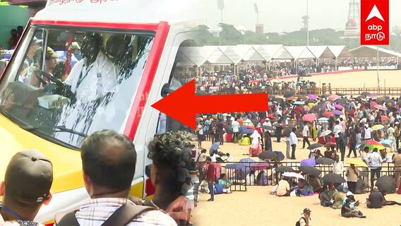 Air show in Marina | கொடூர வெயில்! Traffic-ல் சிக்கிய ஆம்புலன்ஸ்கள்! அடுத்தடுத்து மயங்கிய மக்கள்