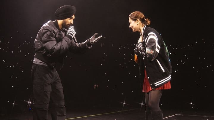 Pakistani actor Hania Aamir attended singer Diljit Dosanjh's concert at the O2 arena in London.