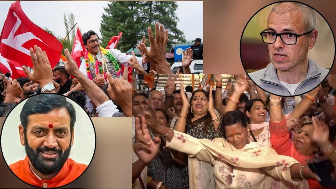 Exit Polls 3rd Term BJP Haryana Election NC-Congress J&K Election Haryana Defies Exit Polls To Give Unprecedented 3rd Term To BJP. NC-Congress Seize J&K