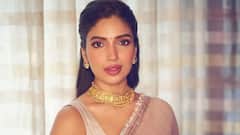 Bhumi Pednekar's Pastel Saree Look With Gold Choker Is Perfect Navratri Fashion Inspo; SEE PICS