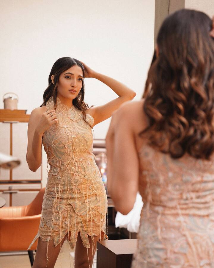 టాలీవుడ్ రాధిక అలియాస్ నేహా శెట్టి తన లేటెస్ట్ ఫోటోలు ఇన్​స్టాలో షేర్ చేసింది. దుబాయ్​లో ఫోటోషూట్ చేసిన ఈ భామ ఆ ఫోటోలను ఇన్​స్టాలో పంచుకుంది.(Images Source : Instagram/Neha shetty)