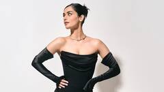 Manushi Chhillar: मानुषी छिल्लरचा ग्लॅम लूक; ब्लॅक ड्रेसमध्ये दिसतेय फारच खास!