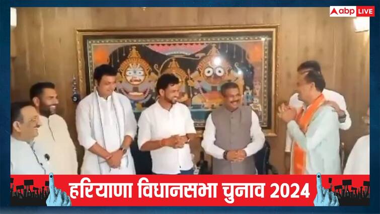 Haryana Election Result 2024 Independent MLAs Rajesh Joon And Devender Kadyan Extend Their Support To BJP हरियाणा में BJP हुई और मजबूत, 50 तक पहुंचा आंकड़ा, दो निर्दलीय विधायकों ने दिया समर्थन
