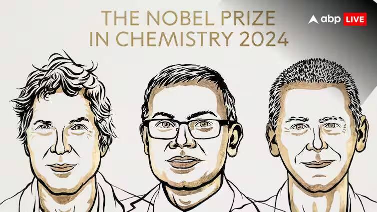 Nobel Prize 2024: રસાયણશાસ્ત્રમાં નોબેલ પુરસ્કારની જાહેરાત! જાણો કયા વૈજ્ઞાનિકોને મળ્યો એવોર્ડ david-baker-demis-hassabis-and-john-jumper-awarded-for-protein-innovations-nobel-prize-in-chemistry-2024 Nobel Prize 2024: રસાયણશાસ્ત્રમાં નોબેલ પુરસ્કારની જાહેરાત! જાણો કયા વૈજ્ઞાનિકોને મળ્યો એવોર્ડ