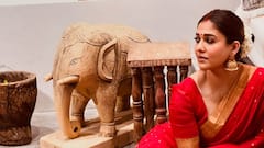 Nayanthara : నుదుట సింధూరం, తలలో మల్లెపూలు.. లక్షీదేవి కళ నయనతారలో ఉట్టిపడుతోందిగా
