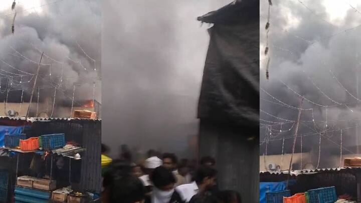 घाटकोपर च्या नारायण नगर विभागातील एका प्लॅस्टिकचे रॅपर बनविणाऱ्या कारखान्याला ही भीषण आग लागली आहे. या कारखान्याच्या वरील बाजूस सम्राट नावाची शाळा आहे, सुदैवाने ही शाळा बंद होती.