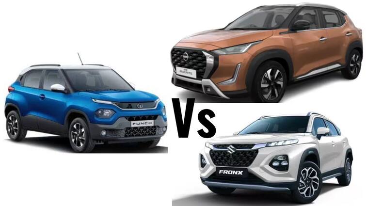 Nissan Magnite Facelift Vs Tata Punch Vs Maruti Fronx Battle Of The Compact SUVs Nissan Magnite Facelift Vs Rival Compact SUVs: காம்பேக்ட் எஸ்யுவிக்களின் மோதல் - புதிய மேக்னைட் Vs ஃப்ரான்க்ஸ் Vs பஞ்ச்