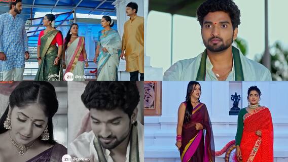Chiranjeevi Lakshmi Sowbhagyavathi Serial Today October 9th: చిరంజీవి లక్ష్మీ సౌభాగ్యవతి సీరియల్: జరుగుతున్నది పెళ్లే అని తెలుసుకున్న మనీషా, దేవయాని, లక్ష్మీలు.. ముగ్గురిలో ఎవరు పెళ్లి ఆపుతారో? Chiranjeevi Lakshmi Sowbhagyavathi Serial Today October 9th: చిరంజీవి లక్ష్మీ సౌభాగ్యవతి సీరియల్: జరుగుతున్నది పెళ్లే అని తెలుసుకున్న మనీషా, దేవయాని, లక్ష్మీలు.. ముగ్గురిలో ఎవరు పెళ్లి ఆపుతారో?