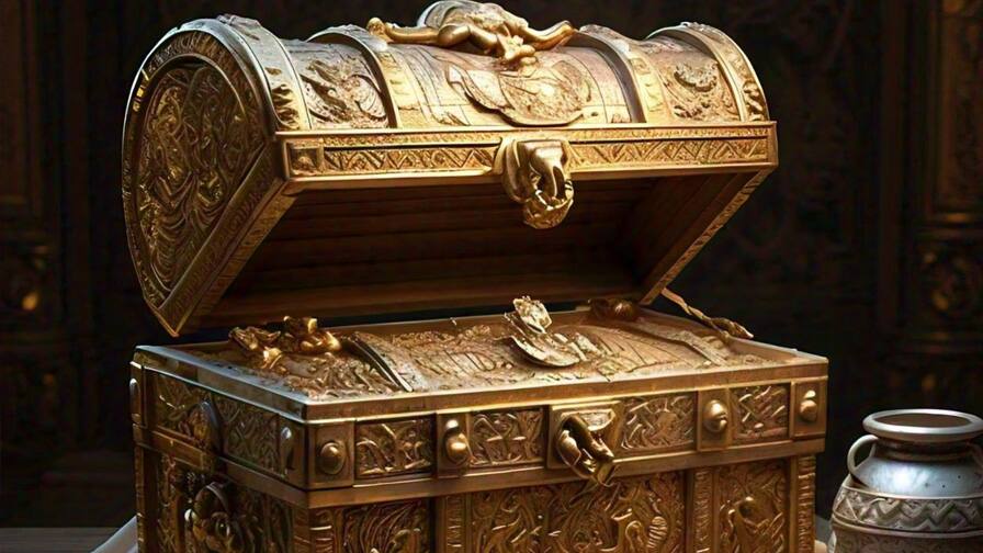 ਕਿਸਾਨ ਦੇ ਖੇਤ 'ਚੋਂ ਖੁਦਾਈ ਦੌਰਾਨ ਮਿਲਿਆ ਖਜ਼ਾਨਾ, 20 ਕਿਲੋ ਕੀਮਤੀ ਧਾਤੂ ਲੁੱਟਣ ਲਈ ਪਿੰਡ ਹੋਇਆ ਇਕੱਠਾ The treasure found during excavation in the farmer's field, the village gathered to loot 20 kg of precious metal ਕਿਸਾਨ ਦੇ ਖੇਤ 'ਚੋਂ ਖੁਦਾਈ ਦੌਰਾਨ ਮਿਲਿਆ ਖਜ਼ਾਨਾ, 20 ਕਿਲੋ ਕੀਮਤੀ ਧਾਤੂ ਲੁੱਟਣ ਲਈ ਪਿੰਡ ਹੋਇਆ ਇਕੱਠਾ