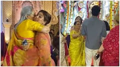 Jaya Bachchan Hugs Kajol, Rani Mukerji And Ranbir Kapoor Get Into A Chat At Durga Puja Pandal In Mumbai; WATCH