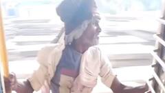 Viral Video: Old Man Performs Stunts On Door Of Speeding Train, Leaves Internet In Splits
