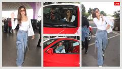 ब्रांड न्यू कार में शिल्पा शेट्टी को एयरपोर्ट ड्रॉप करने पहुंचे राज कुंद्रा, व्हाइट टॉप-ब्लू डेनिम में दिखा एक्ट्रेस का कूल अंदाज