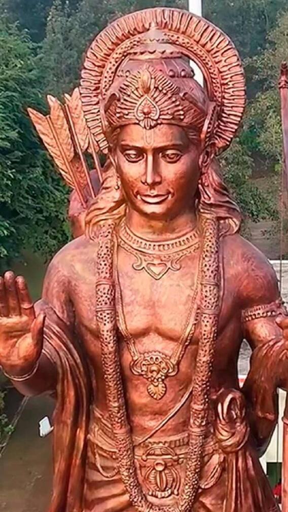 नाशकात उभारली प्रभू श्रीरामाची 70 फुटी मूर्ती..