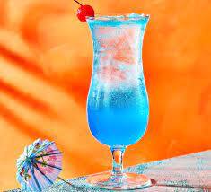 To drink the Blue Lagoon, fill a tall glass with crushed ice. Next, combine the vodka, blue curacao, and lemon juice in a stirred glass.