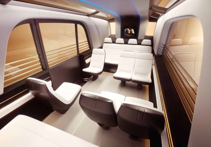 रोबोटैक्सी के साथ ही एलन मस्क ने Robovan को भी लोगों के सामने पेश किया. इस रोबोबस में एक साथ 20 लोग सफर कर सकते हैं. इसका इस्तेमाल ट्रांसपोर्ट व्हीकल के तौर पर भी किया जा सकता है.