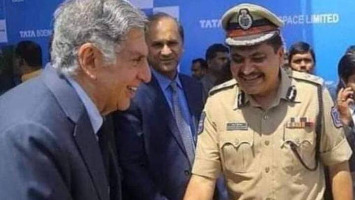 IPS officer Mahesh Bhagwat recalled his meeting with Ratan Tata in 2018 paying his tribute to the Indian icon. Image: X/@MaheshBhagwat95