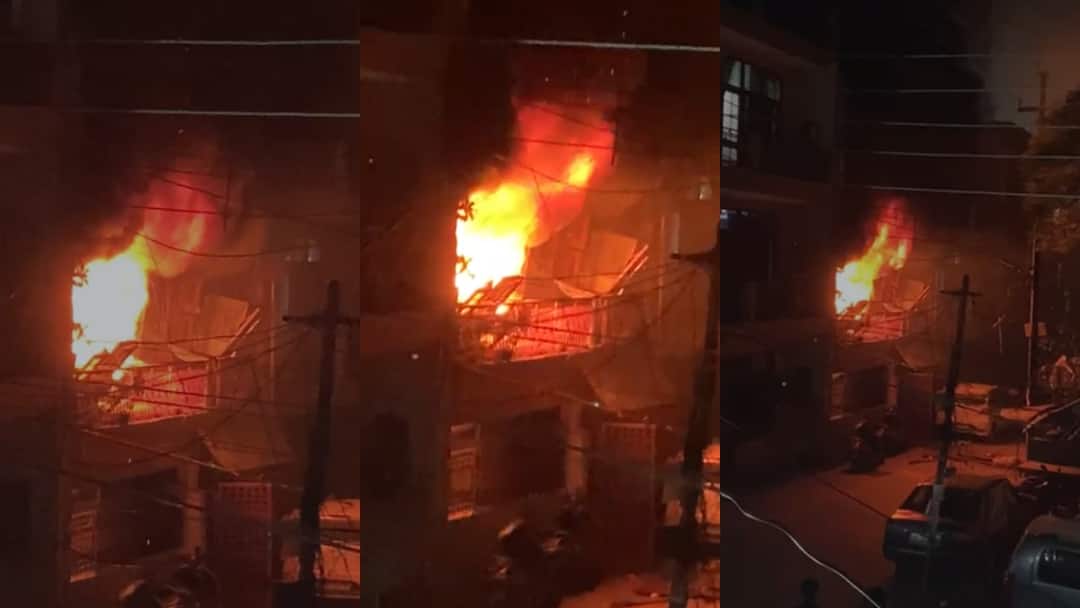 fire in jacket factory in ludhiana Ludhiana News: ਜੈਕੇਟ ਫੈਕਟਰੀ 'ਚ ਲੱਗੀ ਭਿਆਨਕ ਅੱਗ, ਕੱਚਾ ਮਾਲ ਸੜ ਕੇ ਹੋਇਆ ਸੁਆਹ
