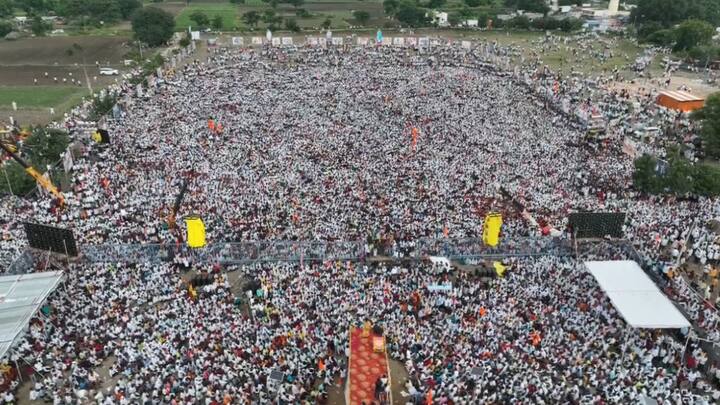 दुसरीकडे, मनोज जरांगे यांचा नारायण गडावर दसरा मेळावा झाला.