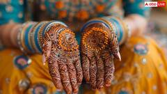 करवा चौथ पर हाथों में यूं दिखेगा प्यार का रंग, बस मेहंदी को इन चार तरीकों से करें तैयार